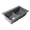 Alfi Brand 33 inch Granite Composite Workstation Double Bowl Drop In Sink w Accessories AB3418DBDI-T - alternate 2